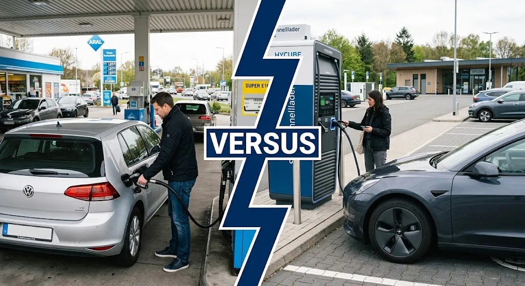 Benziner laut Studie dreimal so teuer wie E-Autos