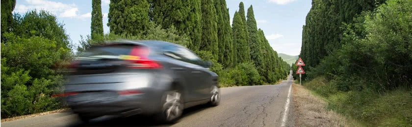 31 km/h bis 40 km/h zu schnell gefahren