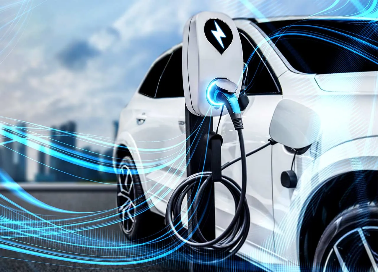 E-Auto-Ladesaeule. Die Hersteller von E-Autos tricksen bei den Zulassungen.