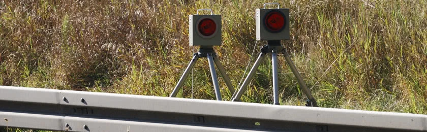 Blitzer auf der Autobahn