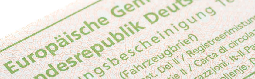 Fahrzeugbrief - wichtig zu wissen