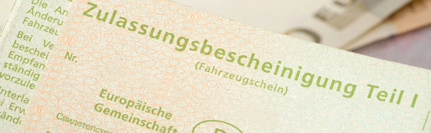 Zulassungsbescheinigung Teil 1