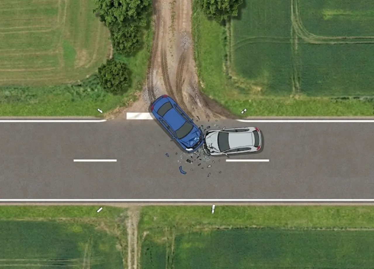 Trotz Vorfahrt: Autofahrer haftet wegen Rasens für Zusammenstoß